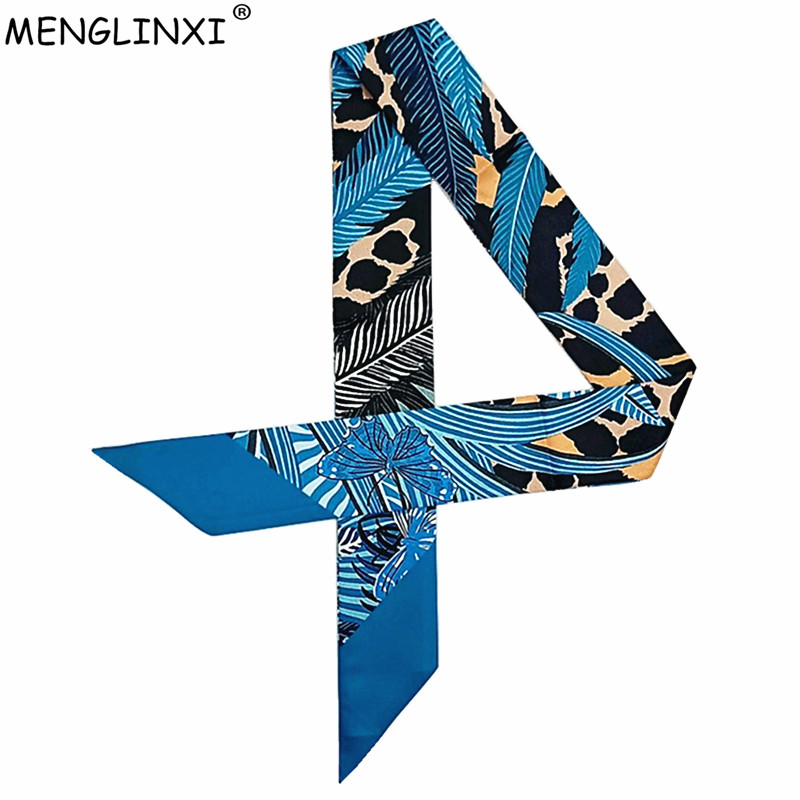 Luxury Bags Wholesale - ليوبارد فراشة طباعة جديد نحيل وشاح