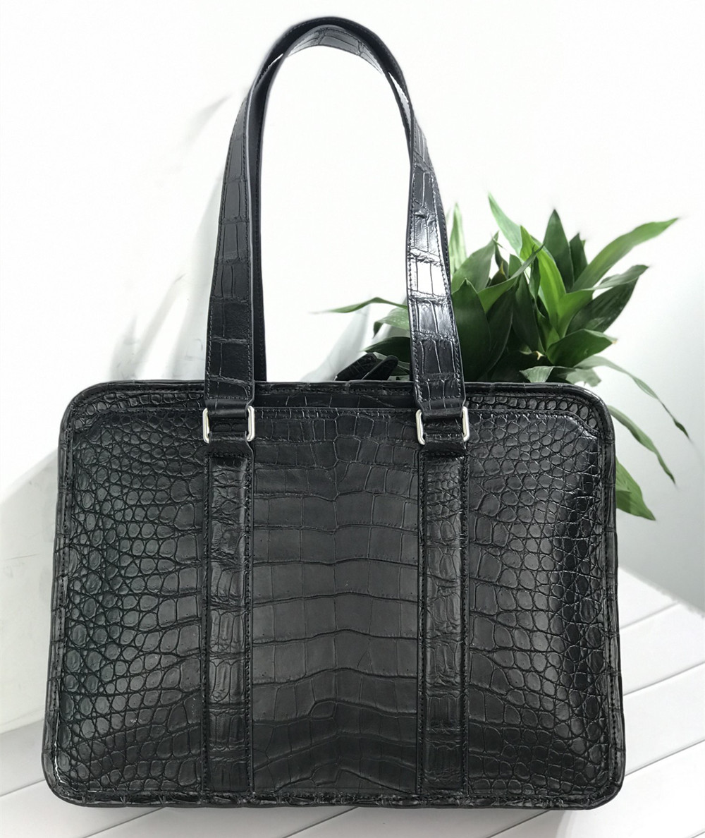 Luxury Bags Quality - حقيبة لابتوب جديدة من جلد التمساح