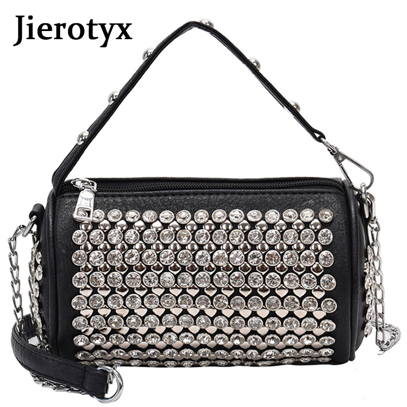 Luxury Bags Wholesale - JIEROTYX-حقيبة مربعة مزينة بالترتر للنساء ،