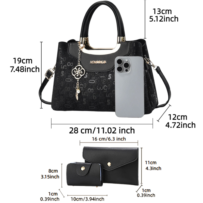 مجموعة حقائب يد نسائية من 3 قط - مراجعة Luxury Bags & Leather Repair Of Atlanta وسعره