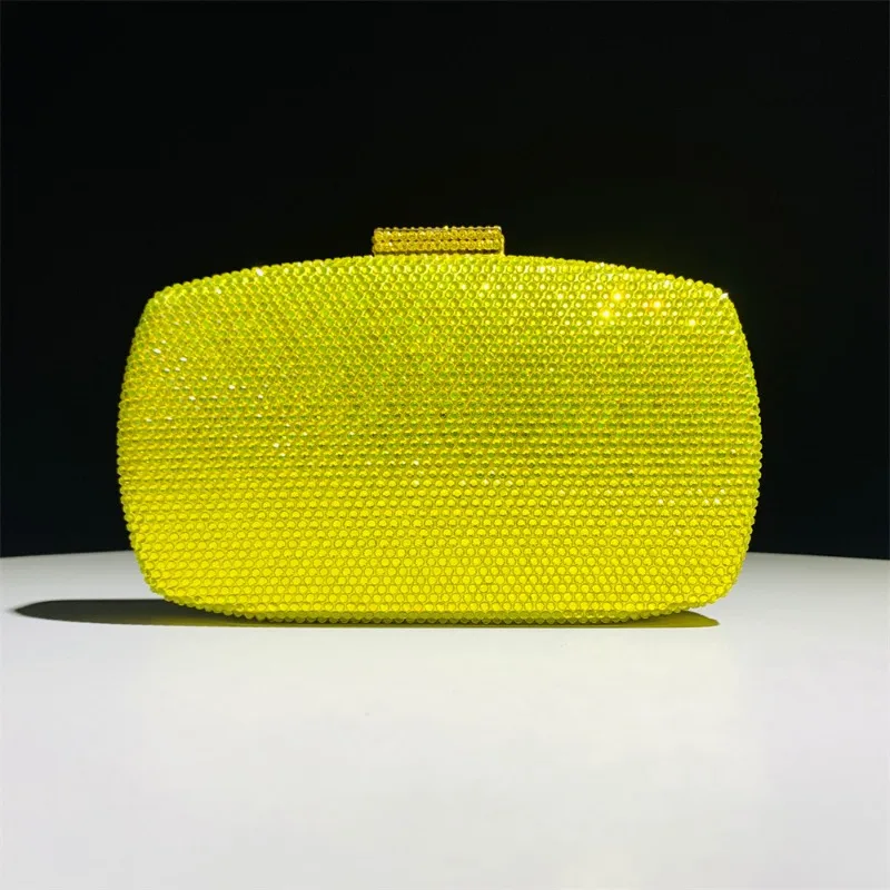 الراقية الفاخرة حجر الراين حقي - مراجعة Luxury Bags Yellow وسعره