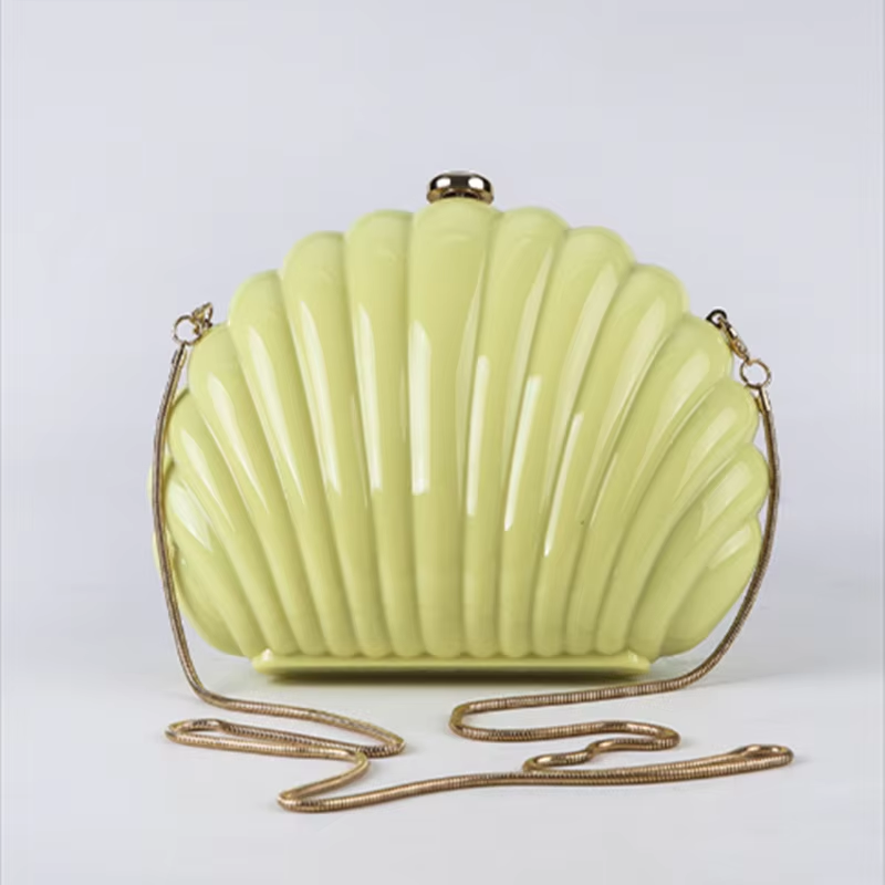 حقيبة نسائية صغيرة على شكل صدف - مراجعة Luxury Bags Yellow وسعره