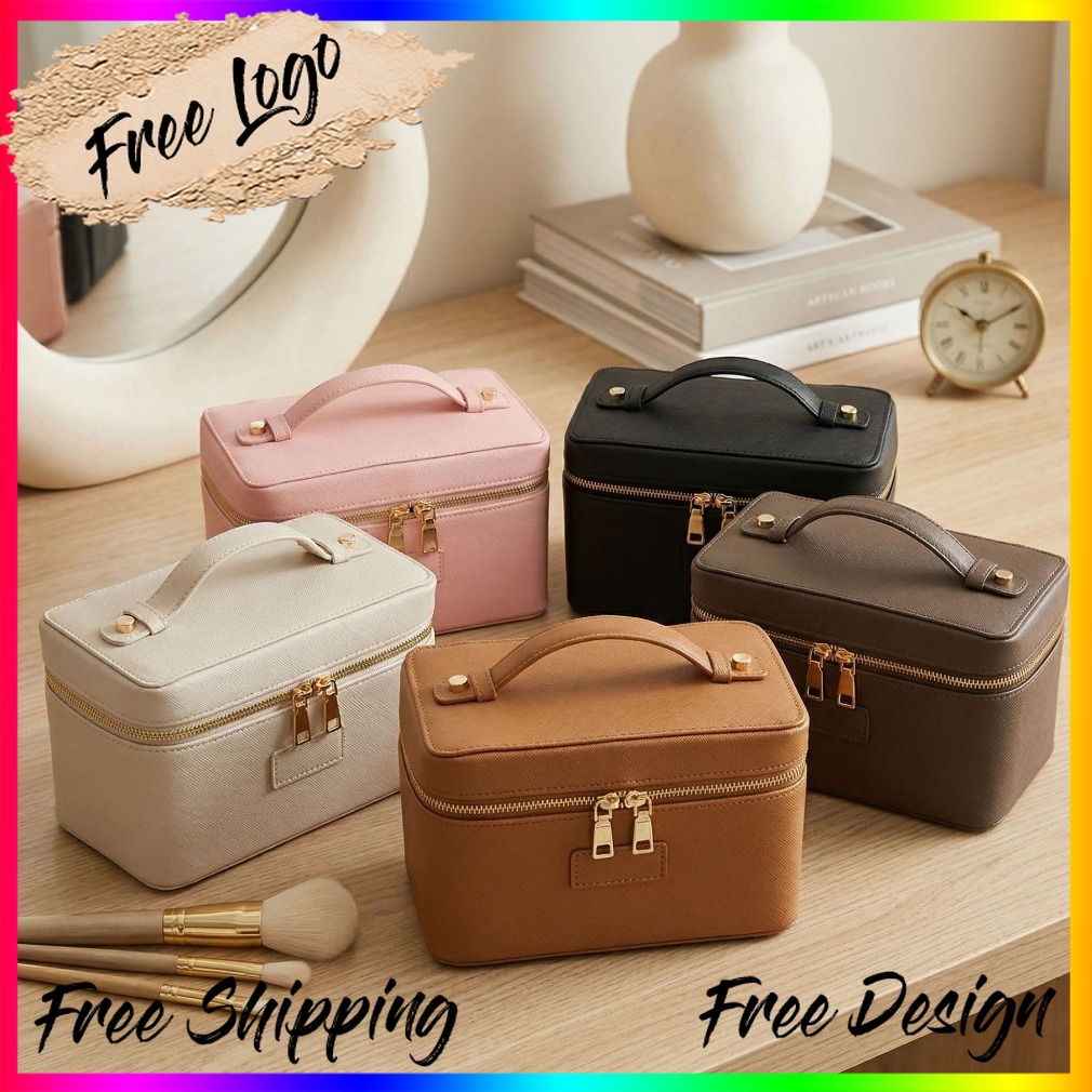 حقيبة مكياج فاخرة من الجلد بنق - مراجعة Luxury Bags Wholesale وسعره