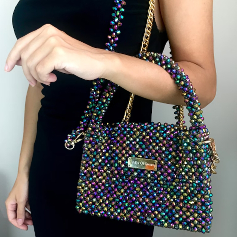 حقيبة كروسبودي ملونة مطرزة بال - مراجعة Luxury Bags Wholesale وسعره