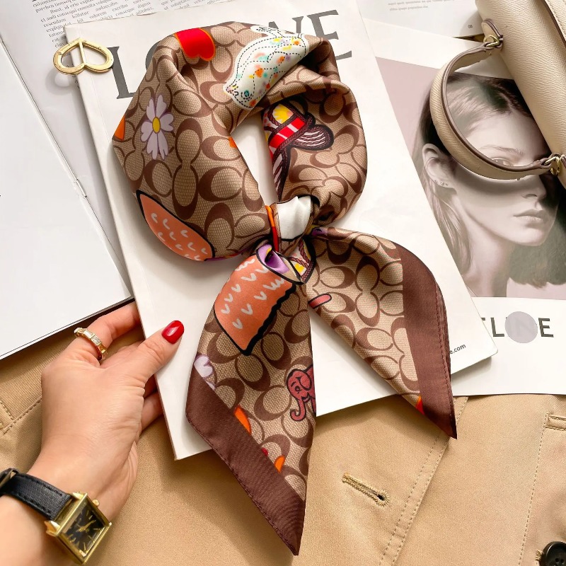 وشاح نسائي فاخر من الحرير السا - مراجعة Discount Luxury Bags وسعره
