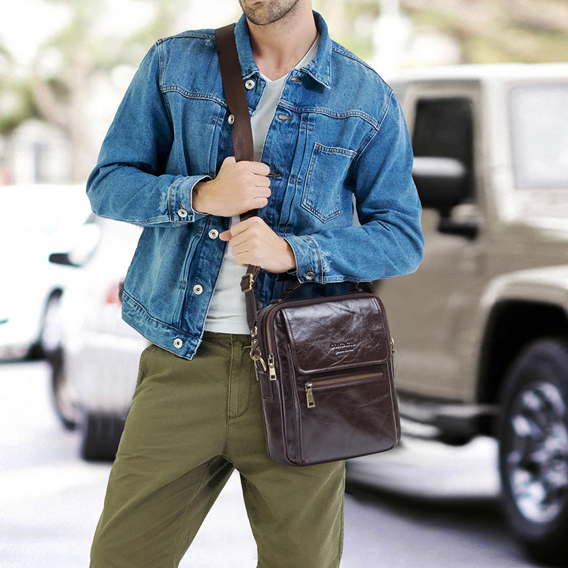 CONTACT'S حقيبة ساعي جلدية أصل - مراجعة Luxury Bags News وسعره