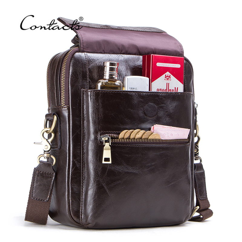 CONTACT'S حقيبة ساعي جلدية أصل - مراجعة Luxury Bags News وسعره